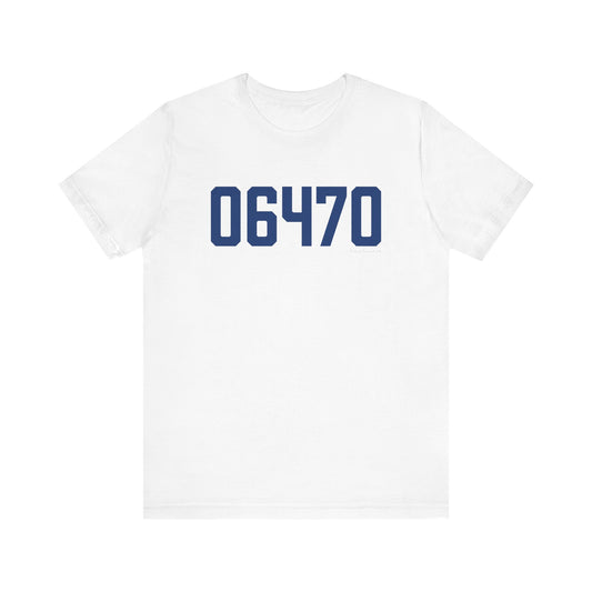 06470 Newtown Connecticut Zip Code Unisex Jersey Short Sleeve T-Shirt