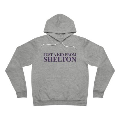 Just a kid from Shelton Unisex Sponge Fleece Pullover Hoodie