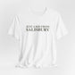 Just a kid from Salisbury Unisex Jersey Short Sleeve T-Shirt