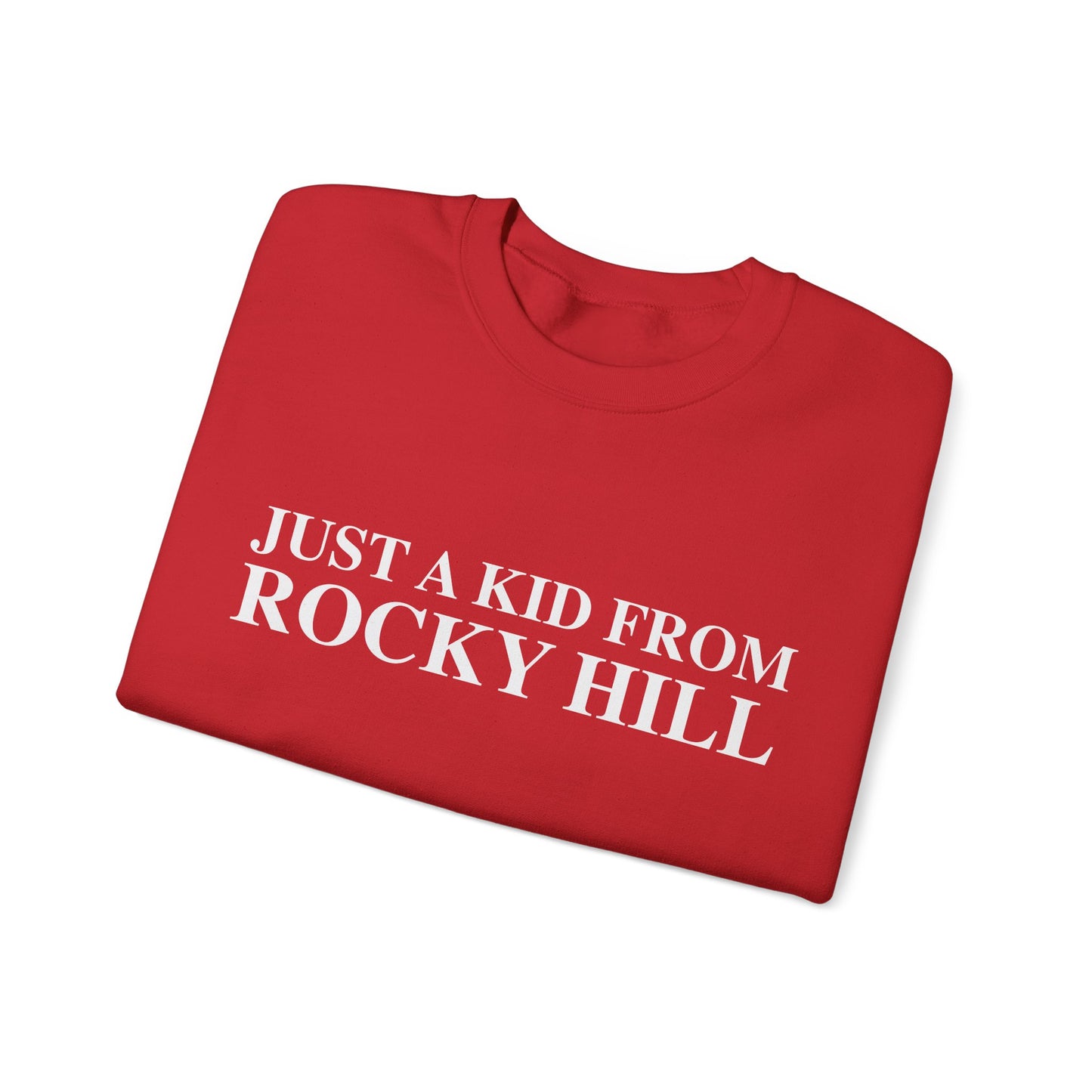 Just a kid from Rocky Hill Unisex Heavy Blend™ Crewneck Sweatshirt