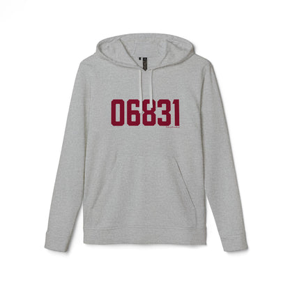 06831 - Greenwich Connecticut Zip Code adidas Unisex Fleece Hoodie