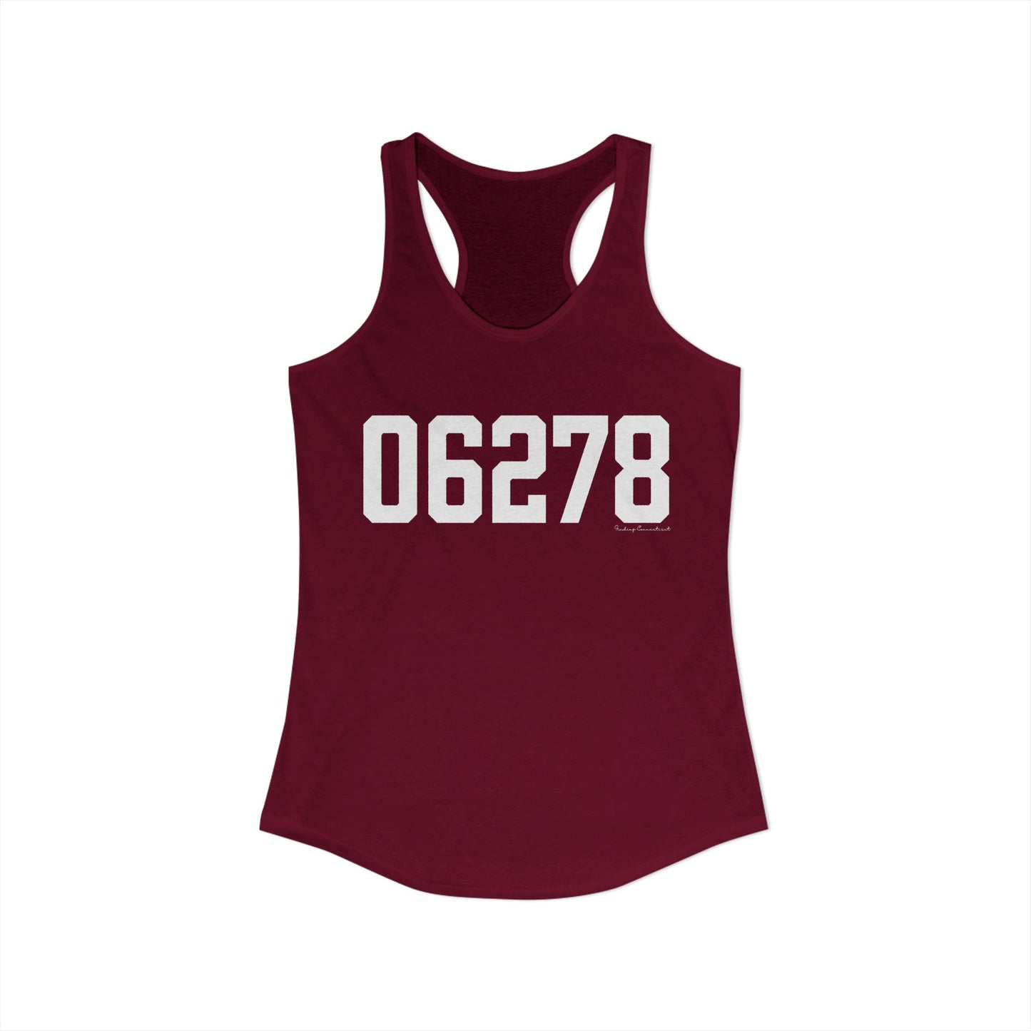 06278 Ashford CT Zip Code Women's Ideal Racerback Tank Top