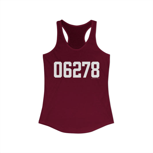 06278 Ashford CT Zip Code Women's Ideal Racerback Tank Top