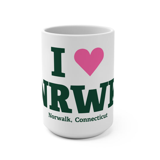 I Heart NRWK Mug 15oz