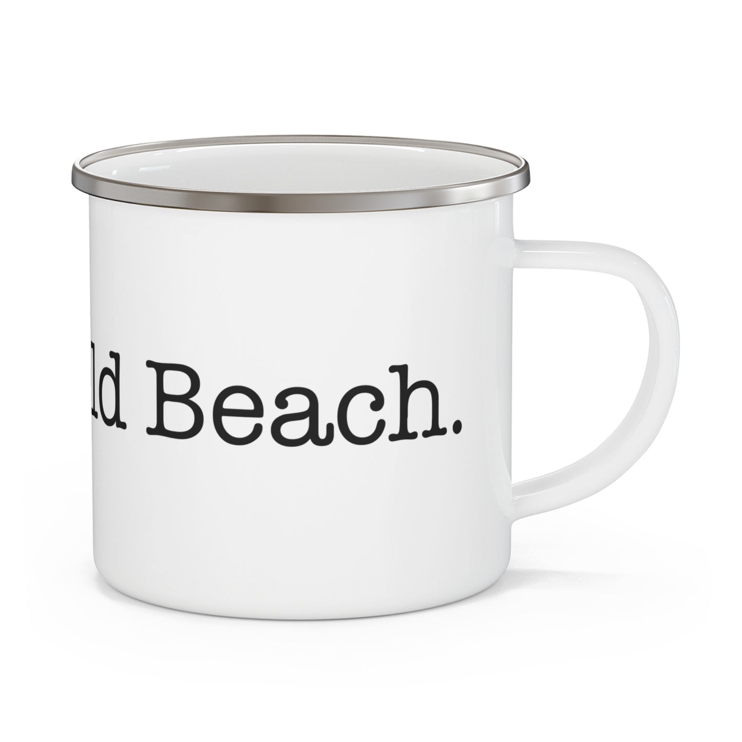 I Heart Fairfield Beach. Enamel Camping Mug