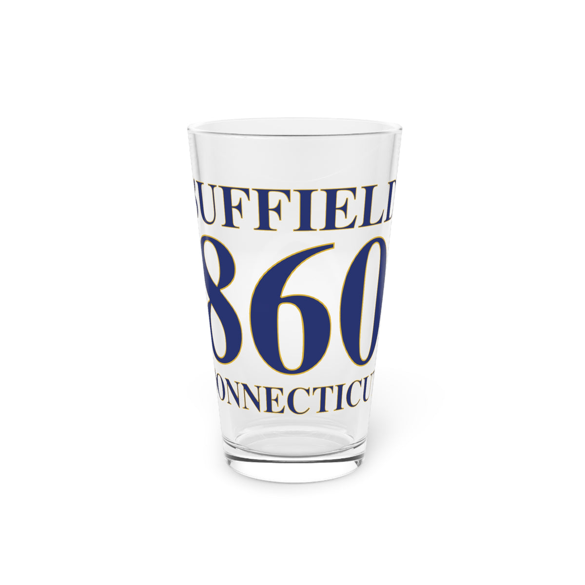 Suffield 860 Connecticut Pint Glass, 16oz