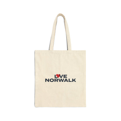 Love Norwalk Cotton Canvas Tote Bag