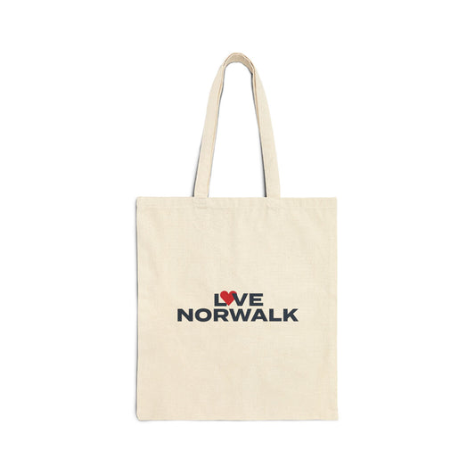 Love Norwalk Cotton Canvas Tote Bag