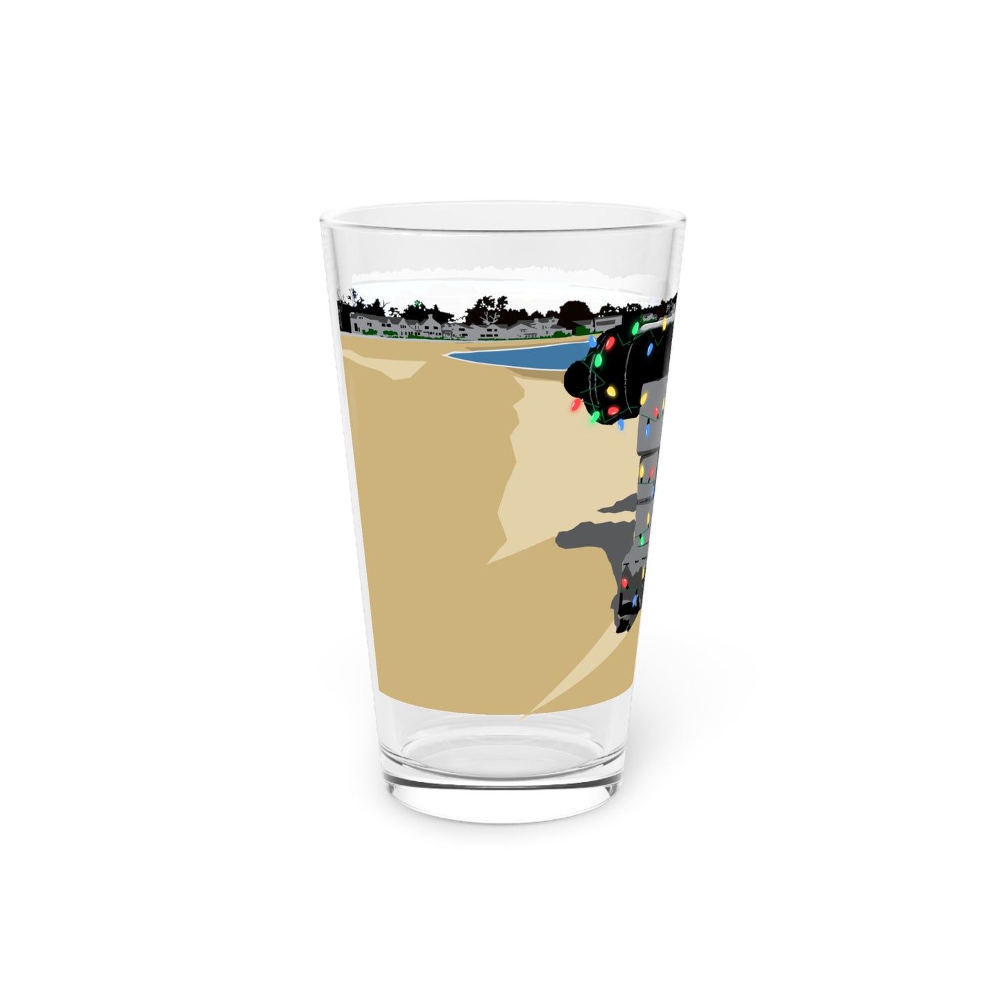 Compo Cannon Lights Pint Glass, 16oz