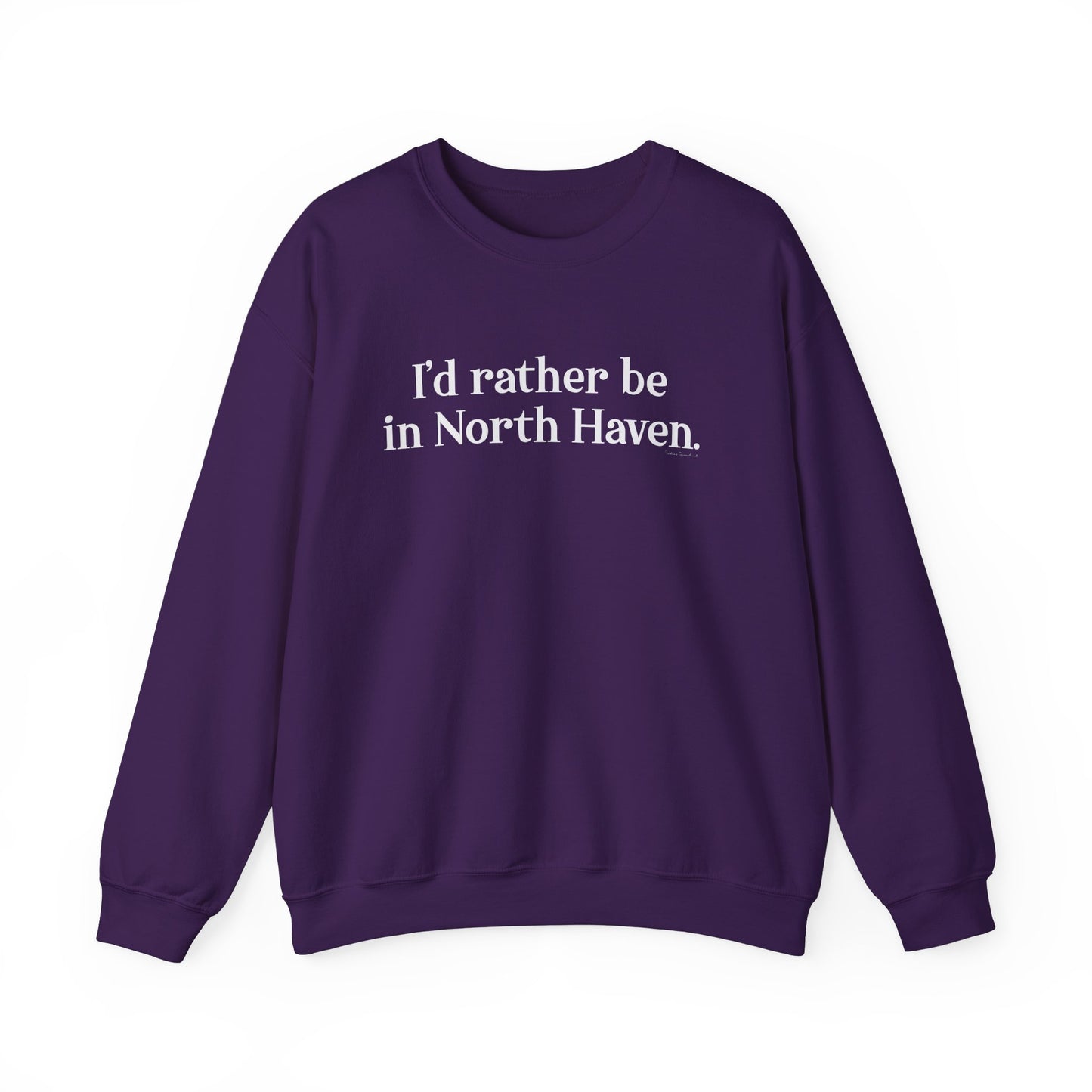 I'd rather be in North Haven. Unisex Heavy Blend™ Crewneck Sweatshirt