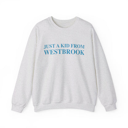 Just a kid from Westbrook Unisex Heavy Blend™ Crewneck Sweatshirt