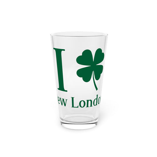 I Clover New London Pint Glass, 16oz