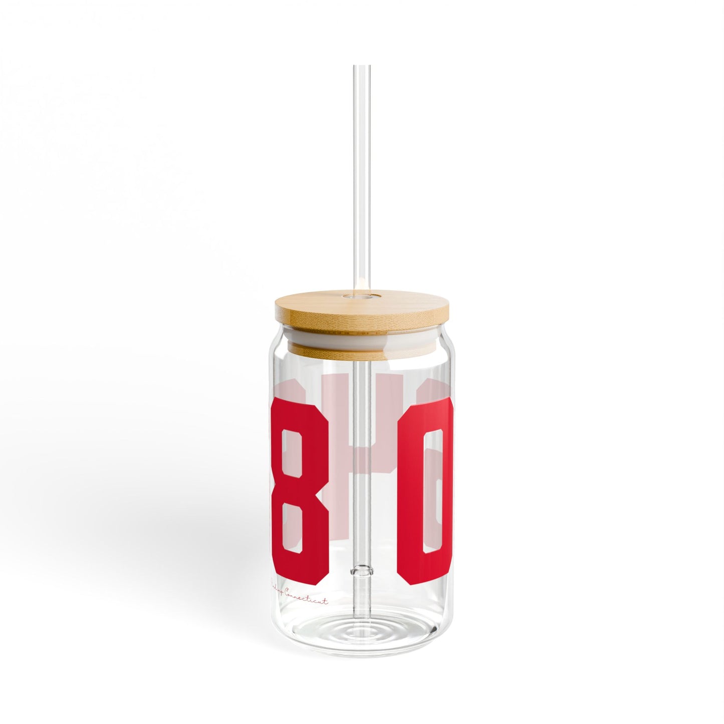 06468 Monroe Connecticut Zip Code Sipper Glass, 16oz