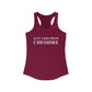 Just a kid from Cheshire Women's Ideal Racerback Tank