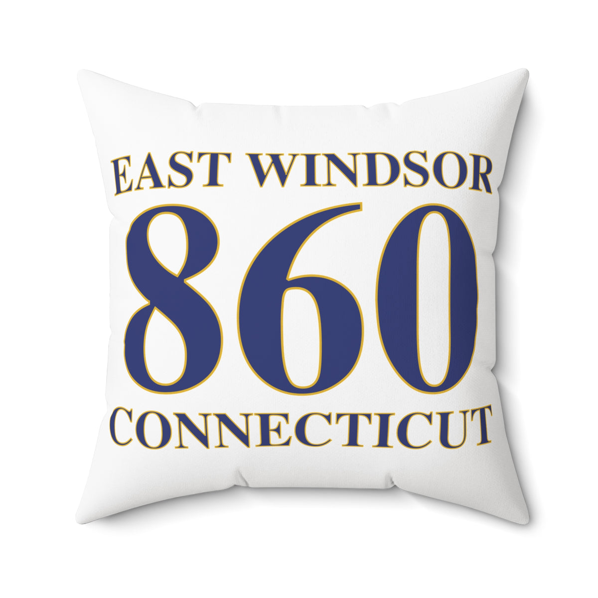 East Windsor 860 Connecticut Polyester Square Pillow