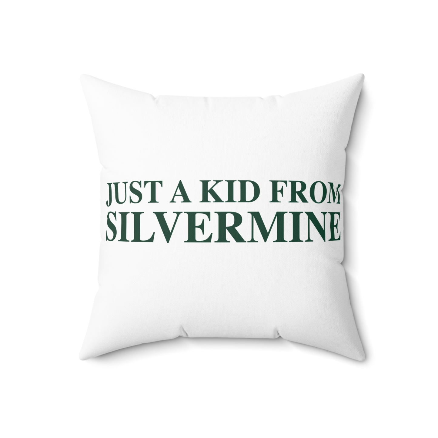 I Really Really Miss Silvermine Spun Polyester Square Pillow