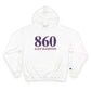 860 East Hampton Red White & Blue Champion Hoodie