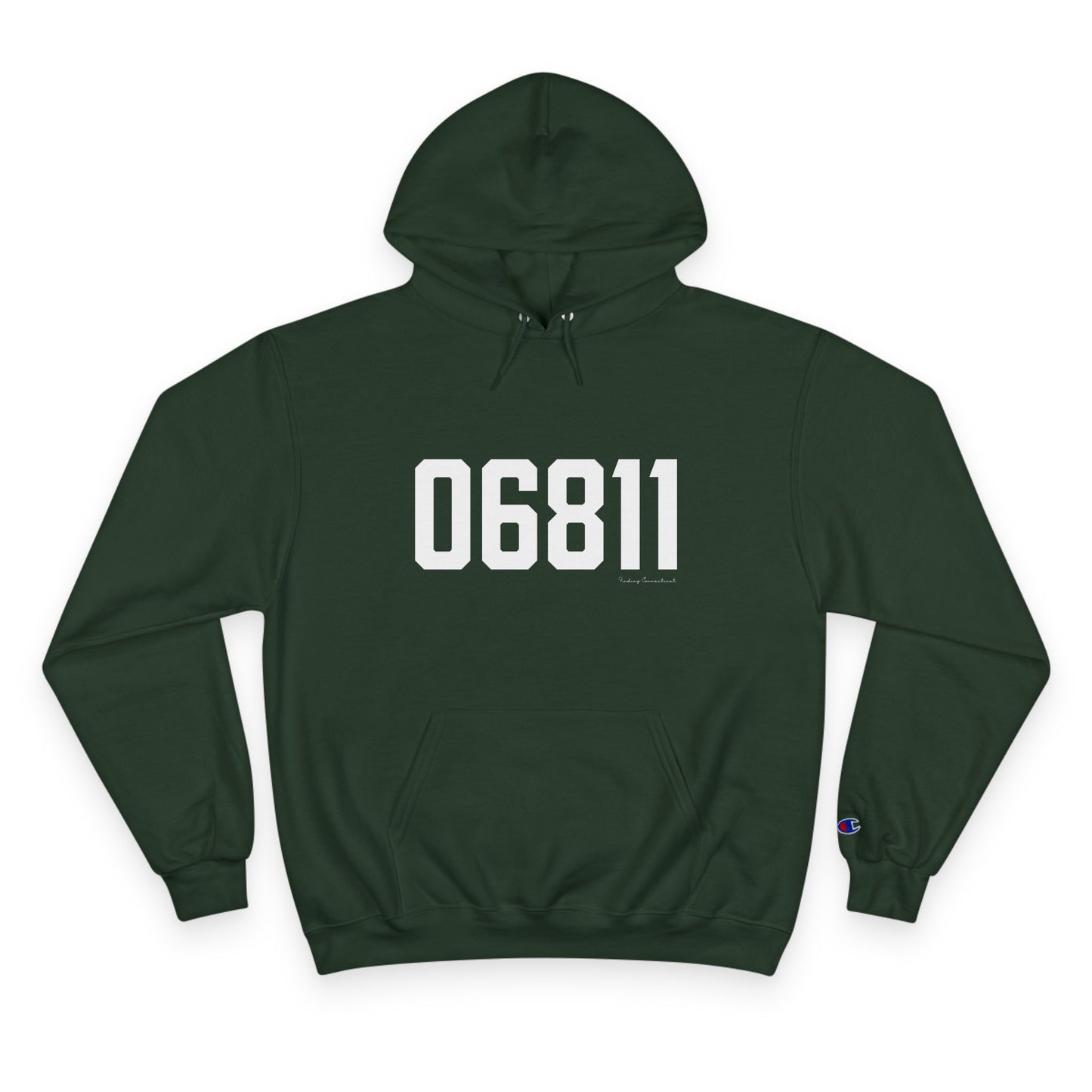 06811 Danbury CT Zip Code Champion Hoodie Sweatshirt