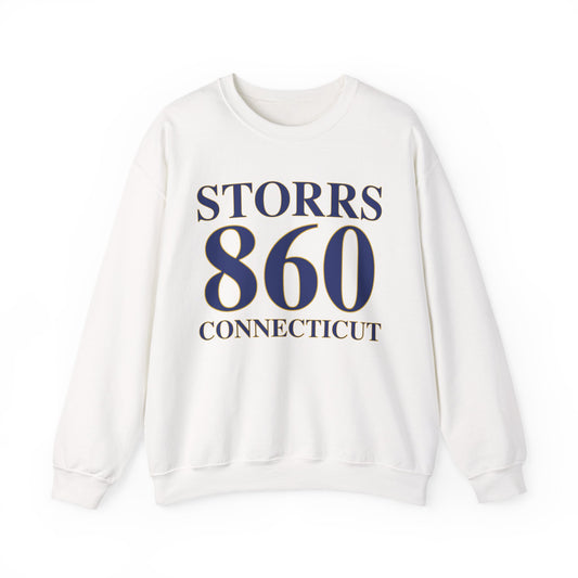 Storrs 860 Connecticut Unisex Heavy Blend™ Crewneck Sweatshirt
