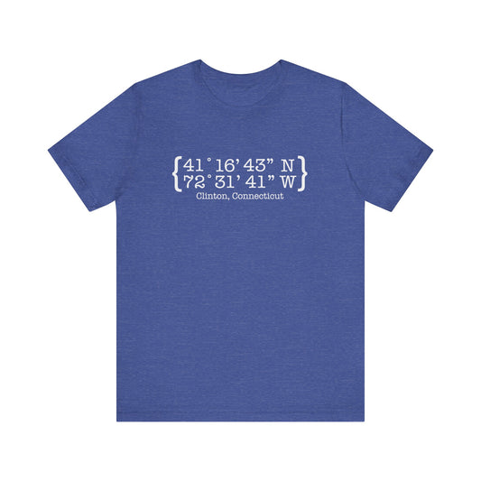 Clinton Coordinates Unisex Jersey Short Sleeve Tee