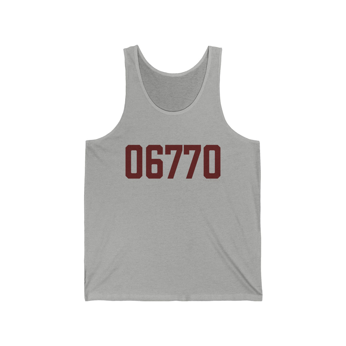 06770 Naugatuck Connecticut Zip Code Unisex Jersey Tank Top