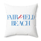 41 Tilt Fairfield Beach Spun Polyester Square Pillow