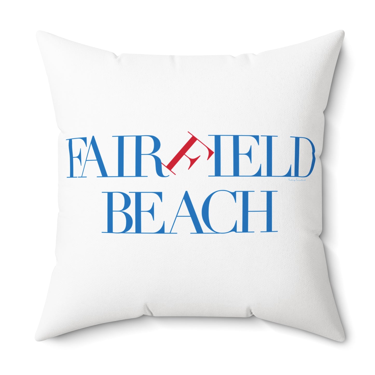 41 Tilt Fairfield Beach Spun Polyester Square Pillow