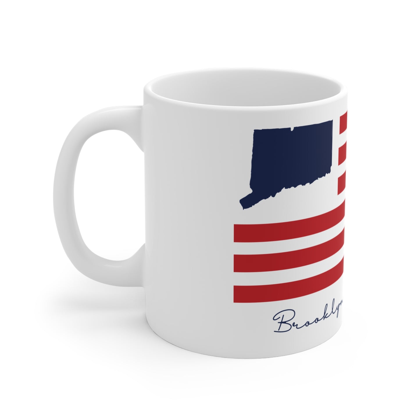 Brooklyn Connecticut Flag Mug 11oz