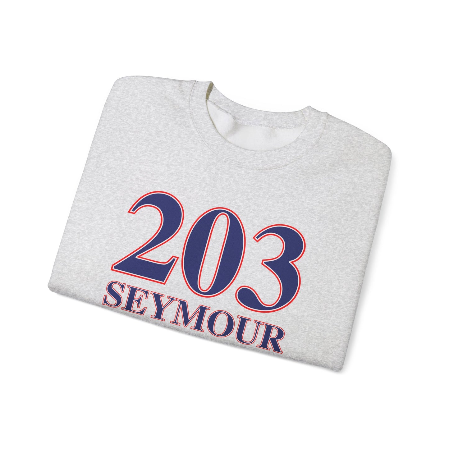 203 Seymour Red White & Blue Unisex Heavy Blend™ Crewneck Sweatshirt