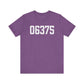 06375 - New London Connecticut Zip Code - Unisex Jersey Short Sleeve Tee