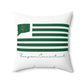 Thompson Connecticut St. Patrick’s Day Flag Spun Polyester Square Pillow
