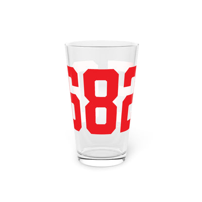 06825 Fairfield Connecticut Zip Code Pint Glass, 16oz