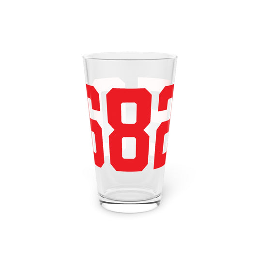 06825 Fairfield Connecticut Zip Code Pint Glass, 16oz