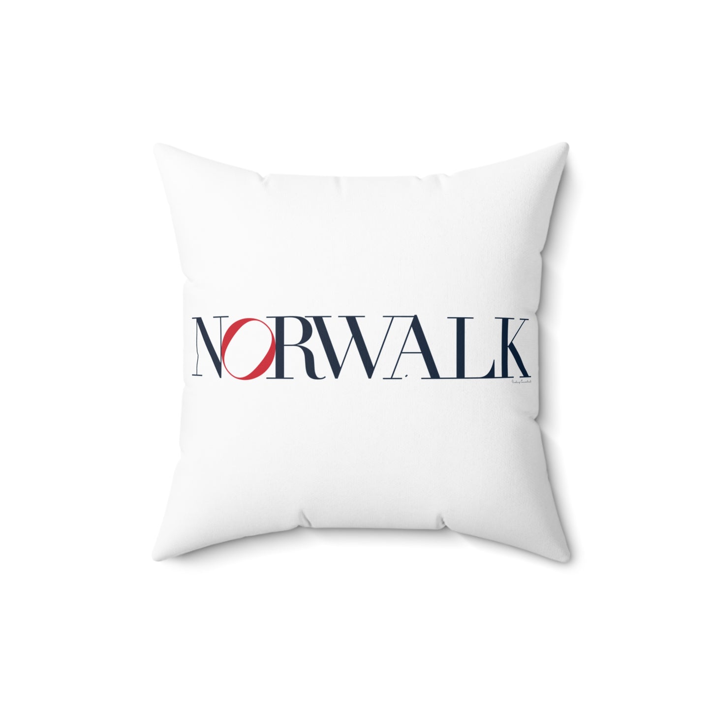 41 Tilt Norwalk Spun Polyester Square Pillow