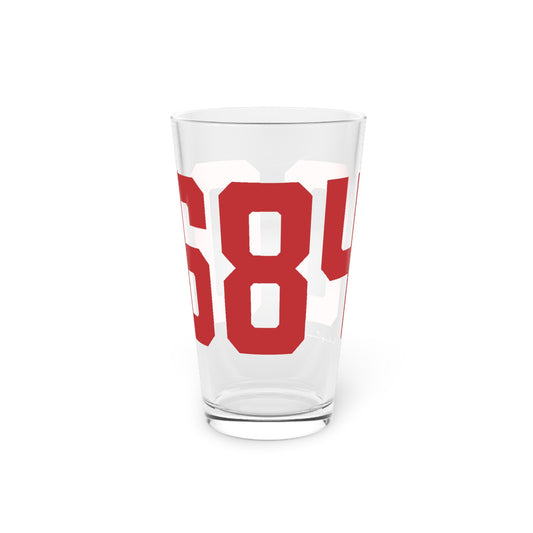 06840 New Canaan Connecticut Zip Code Pint Glass, 16oz