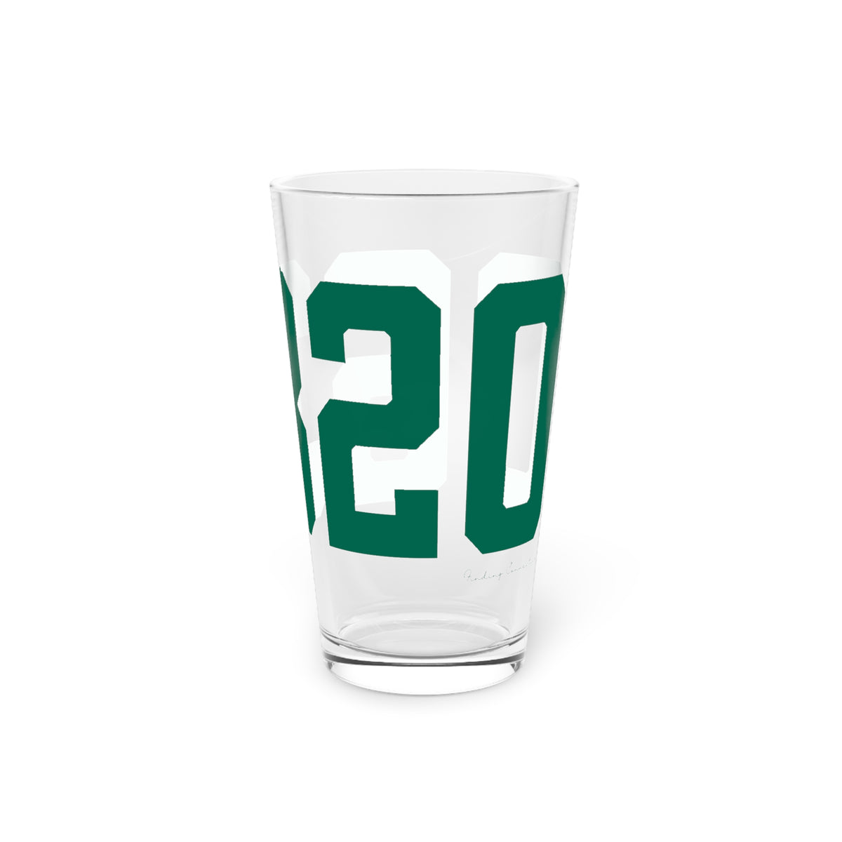 06320 New London Connecticut Zip Code Pint Glass, 16oz