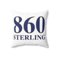 860 Sterling  Spun Polyester Square Pillow