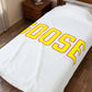 Goose Zip Code Velveteen Plush Blanket