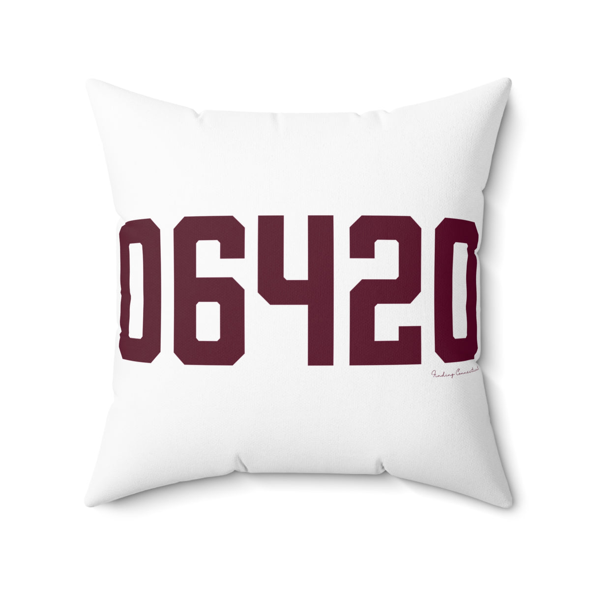 06420 Salem Connecticut Zip Code Spun Polyester Square Pillow
