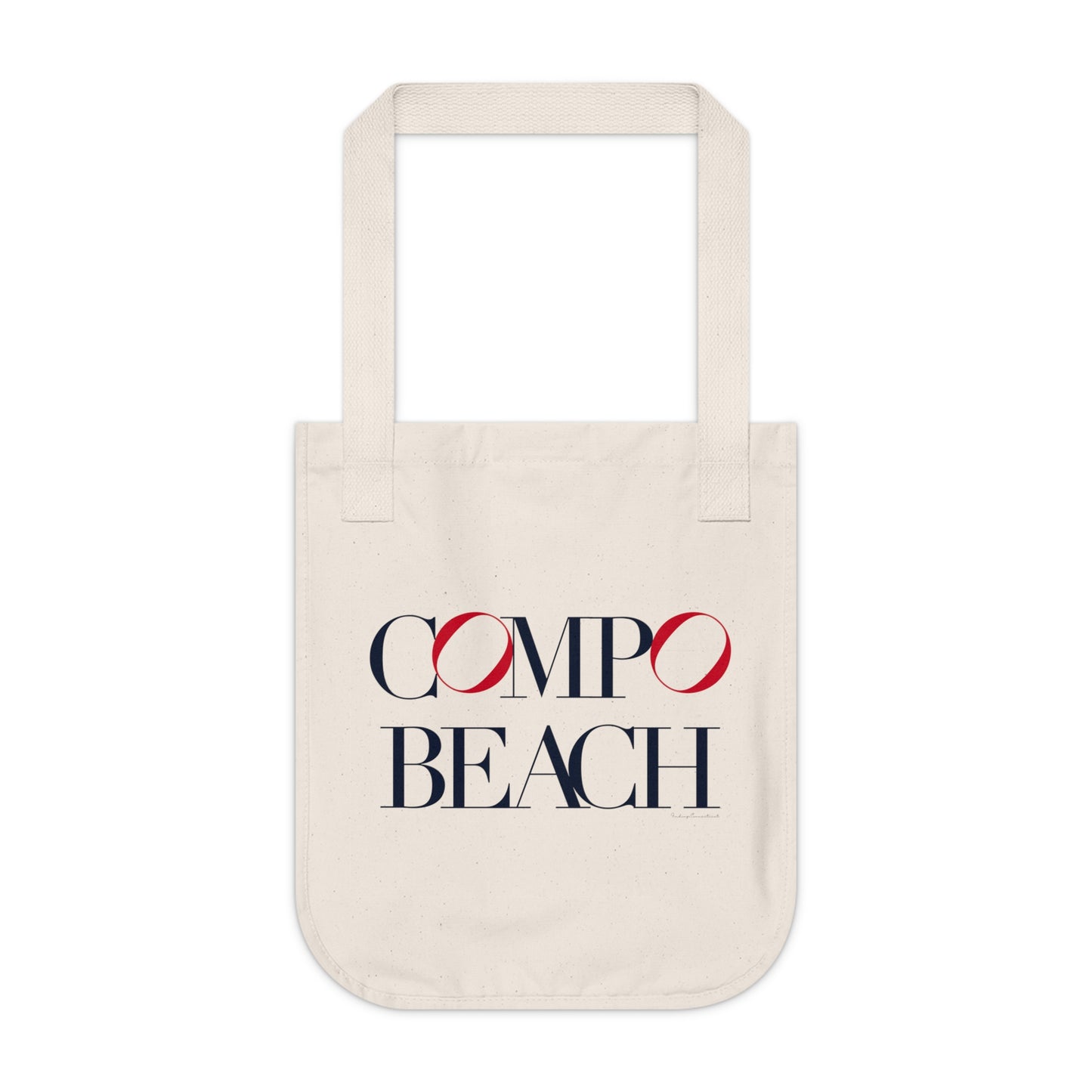 41 Tilt Compo Beach Organic Canvas Tote Bag