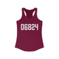06824 Fairfield CT Zip Code Women's Ideal Racerback Tank Top