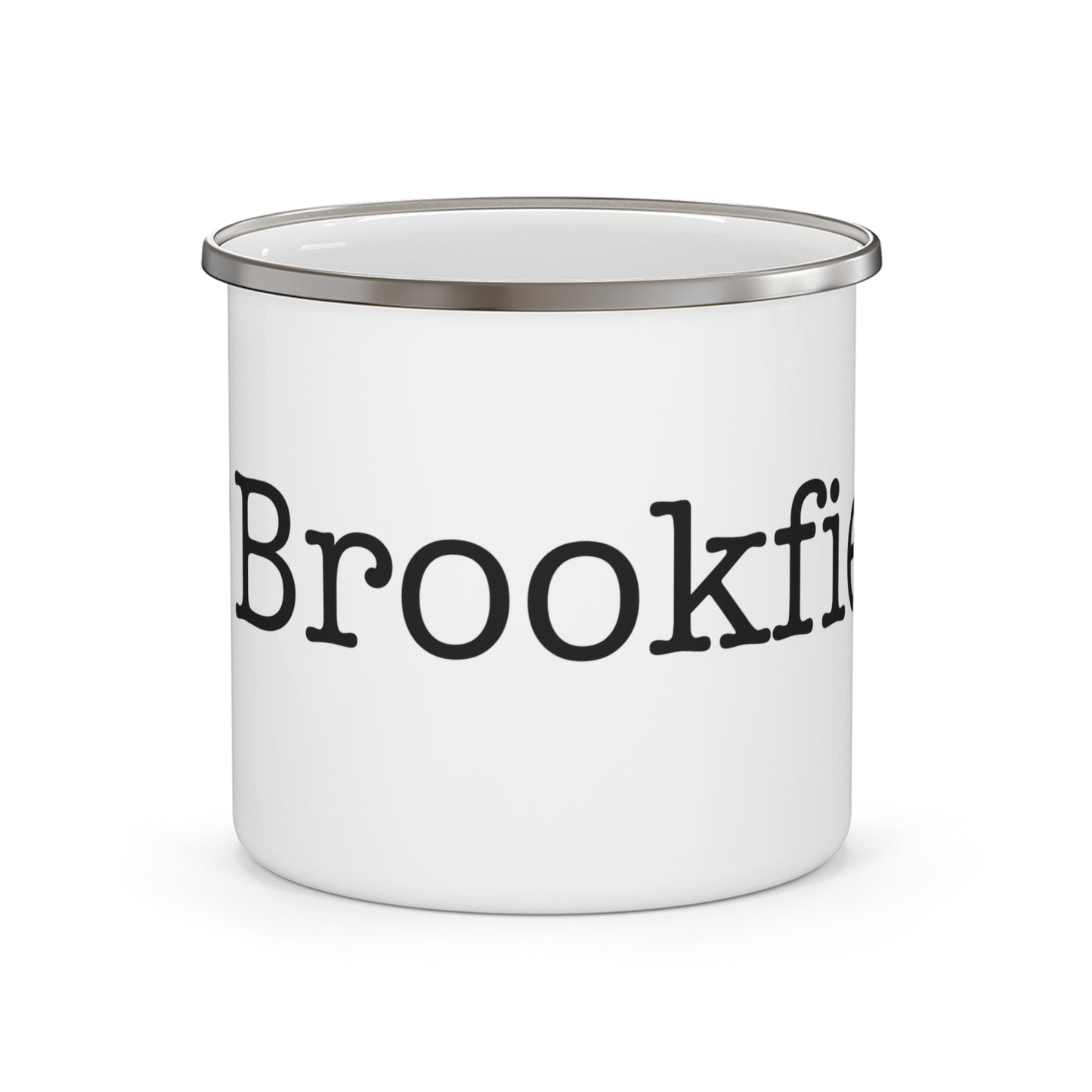 I Heart Brookfield. Enamel Camping Mug