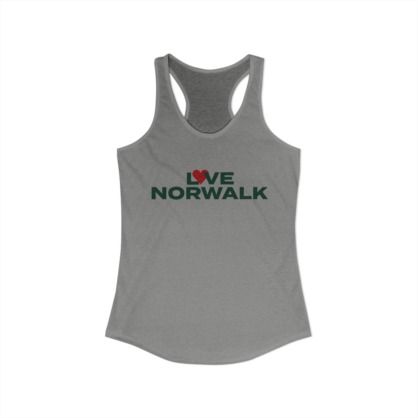 Love Norwalk Women's Ideal Racerback Tank Top