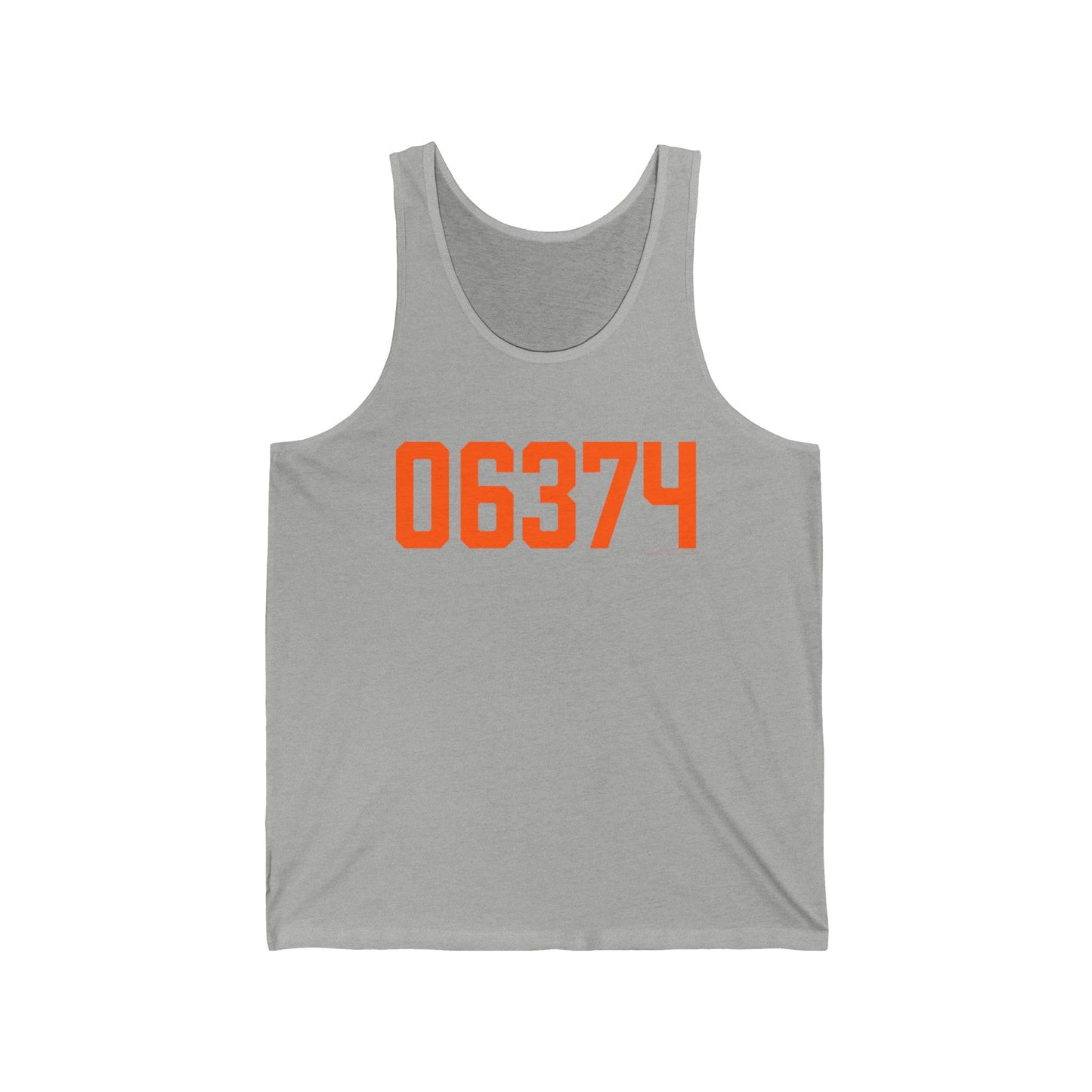 06374 Plainfield Connecticut Zip Code Unisex Jersey Tank Top