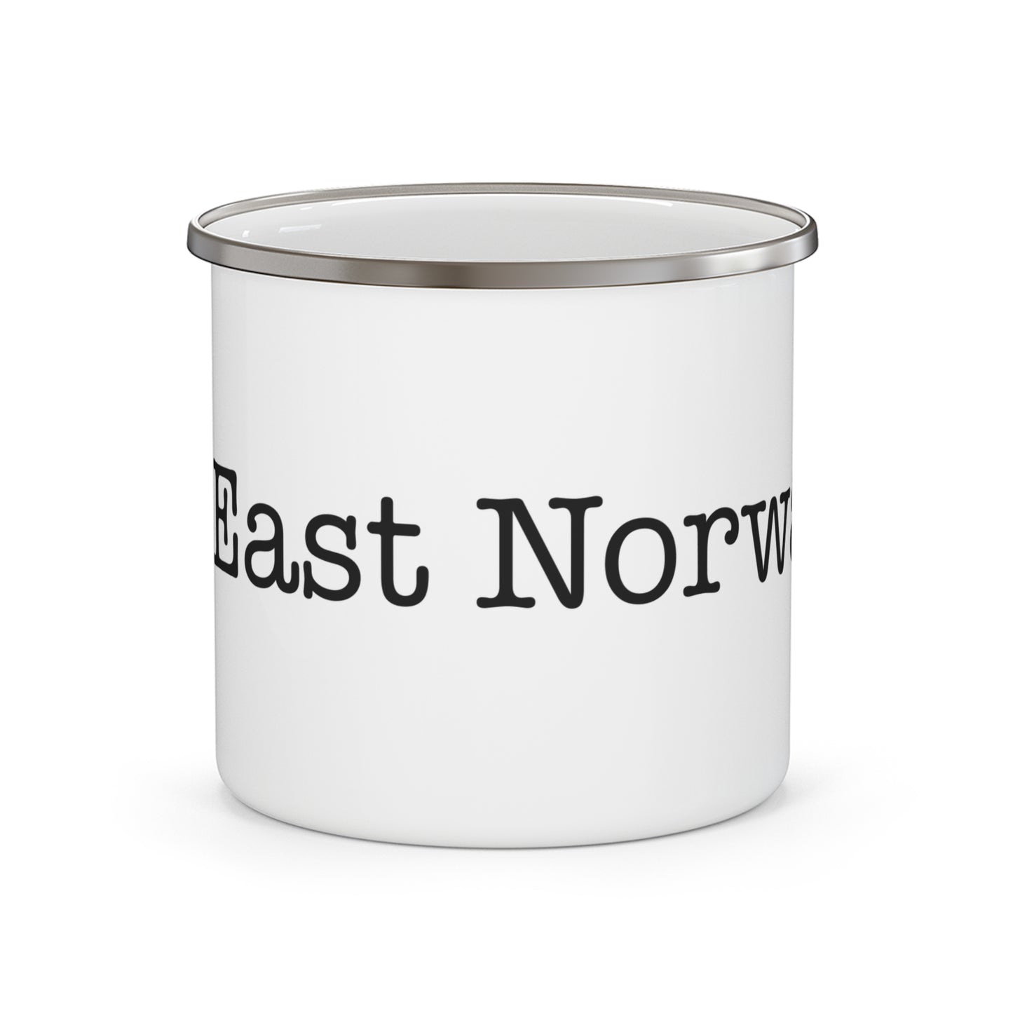 I Heart East Norwalk. Enamel Camping Mug