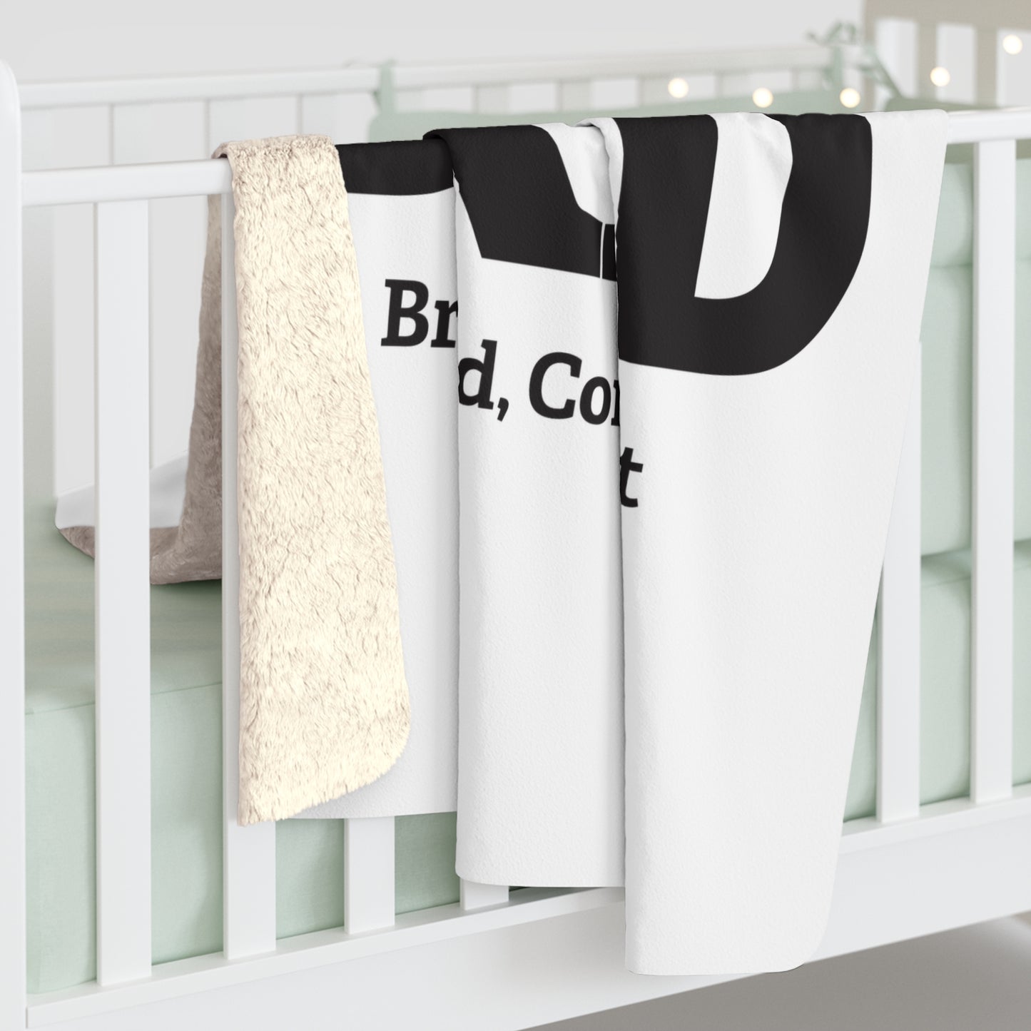 I Heart BKFD Sherpa Fleece Blanket