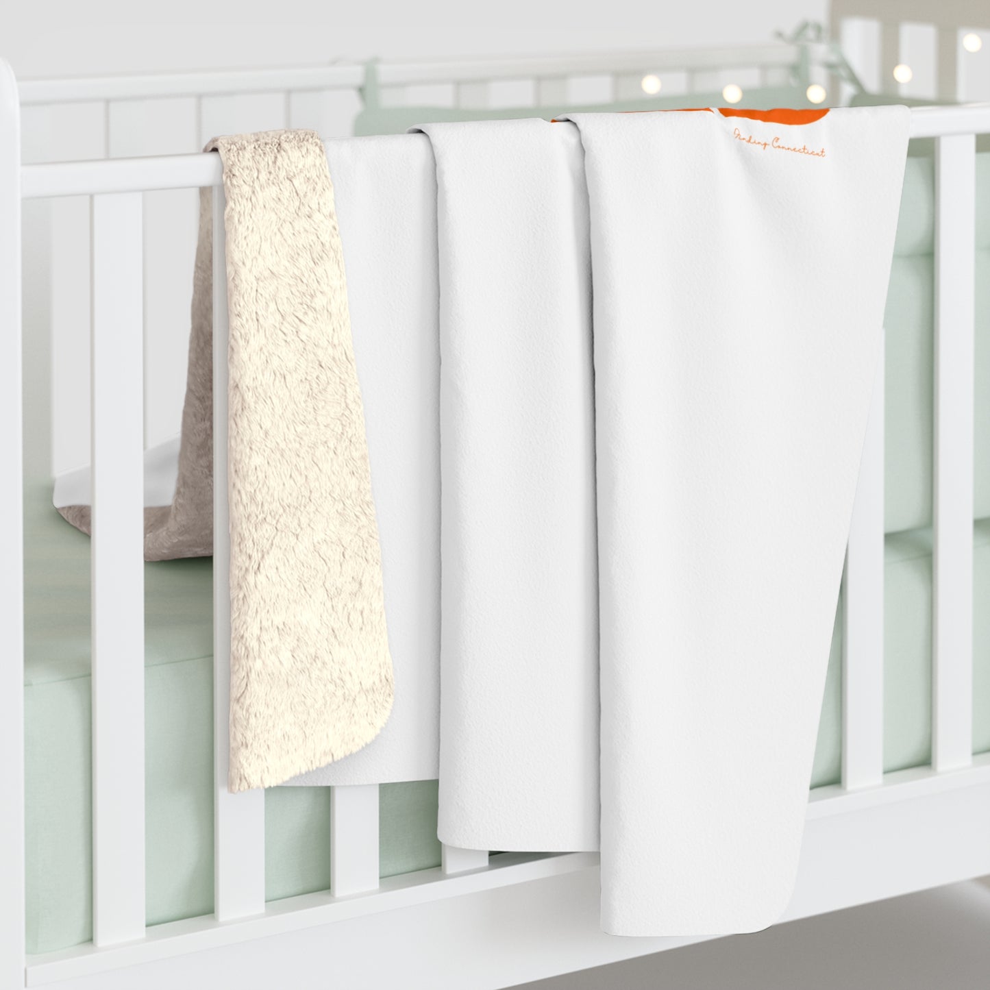 Love Ridgefield Sherpa Fleece Blanket