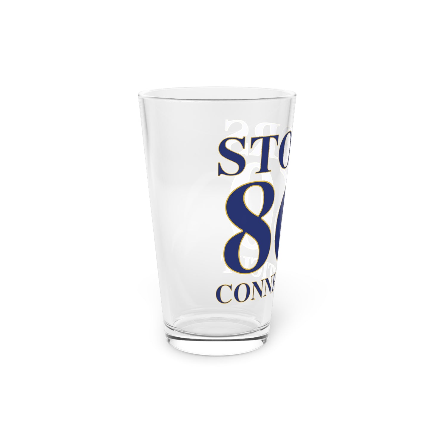 Storrs 860 Connecticut Pint Glass, 16oz