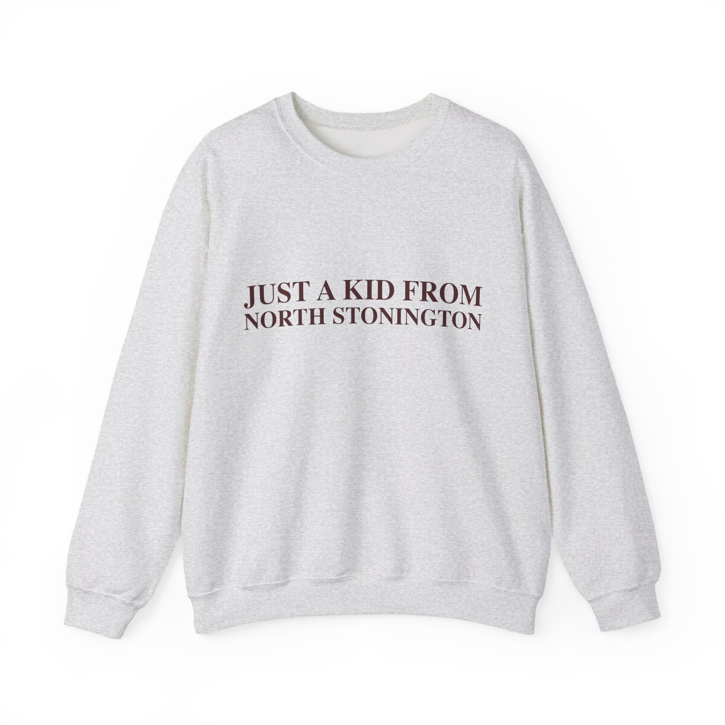Just a kid from North Stonington Unisex Heavy Blend™ Crewneck Sweatshirt