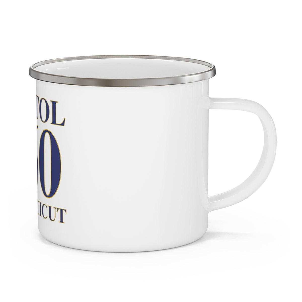 Bristol 860 Connecticut  Enamel Camping Mug